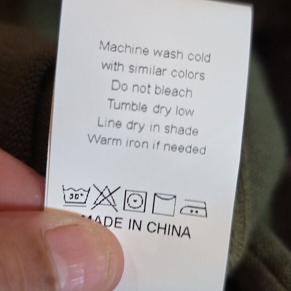 Olive Green Button-Up Romper New Sz M - Picture 6 of 6